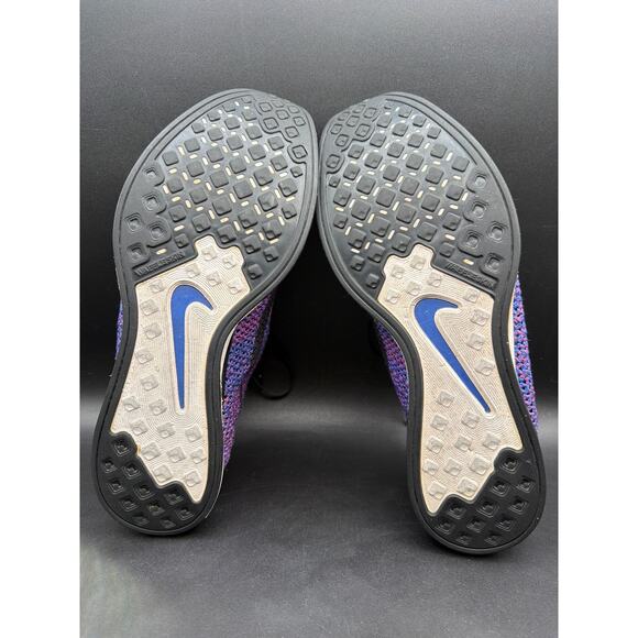 Nike Flyknit Racer 526628-400 Game Royal Hyper Pink Volt Men’s 12 Running Shoes main image 7
